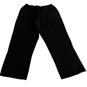 Nike Swoosh Men's Fleece Sweats w/Pockets Black XXL Elastic&Draw String Waist